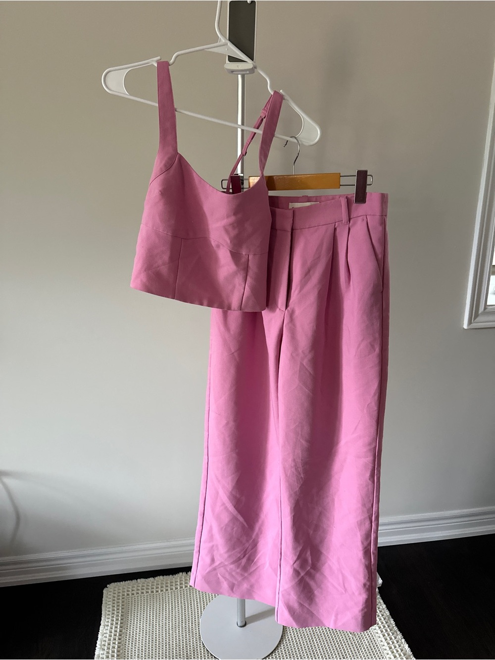 Abercrombie & Fitch Pink Two-Piece Pant Set